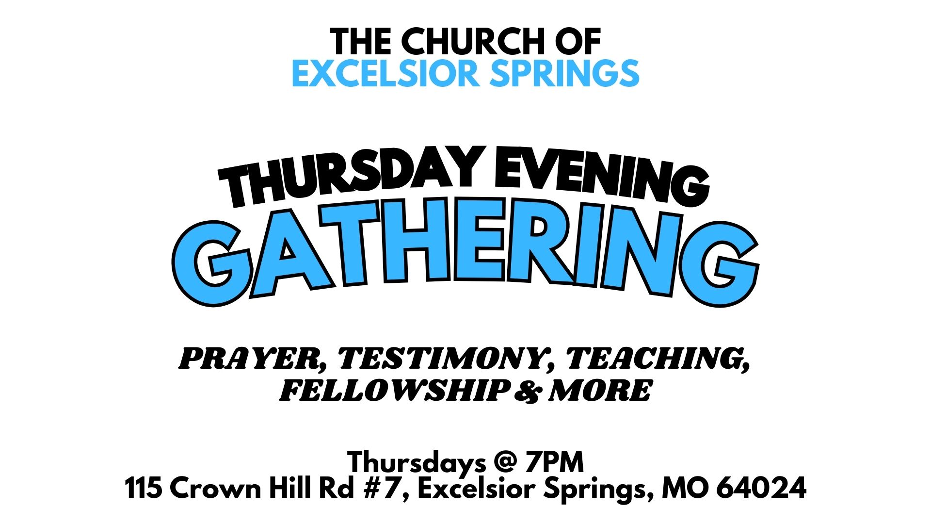 ThursdayEveningGathering